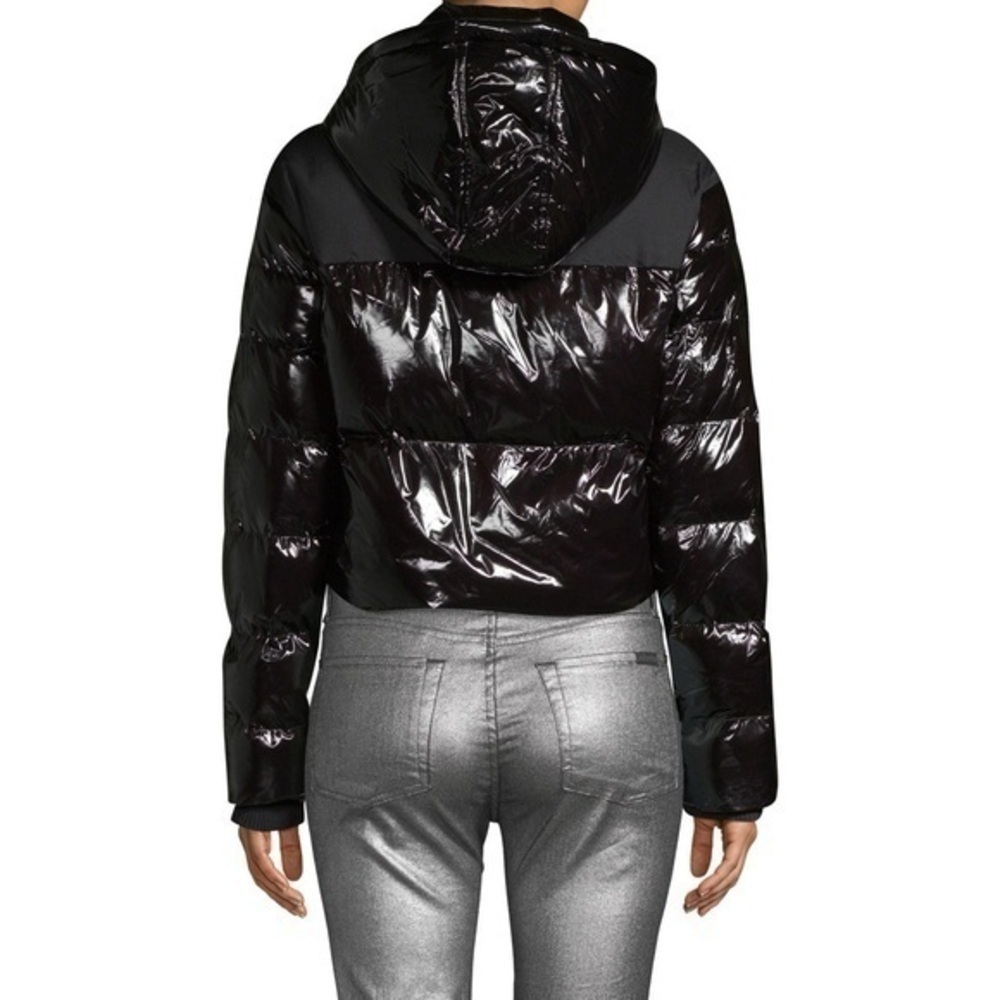 BAGATELLE.NYC Cropped Hooded Puffer Jacket